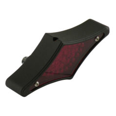 Flat-lens diamond LED taillight. Black - Universal