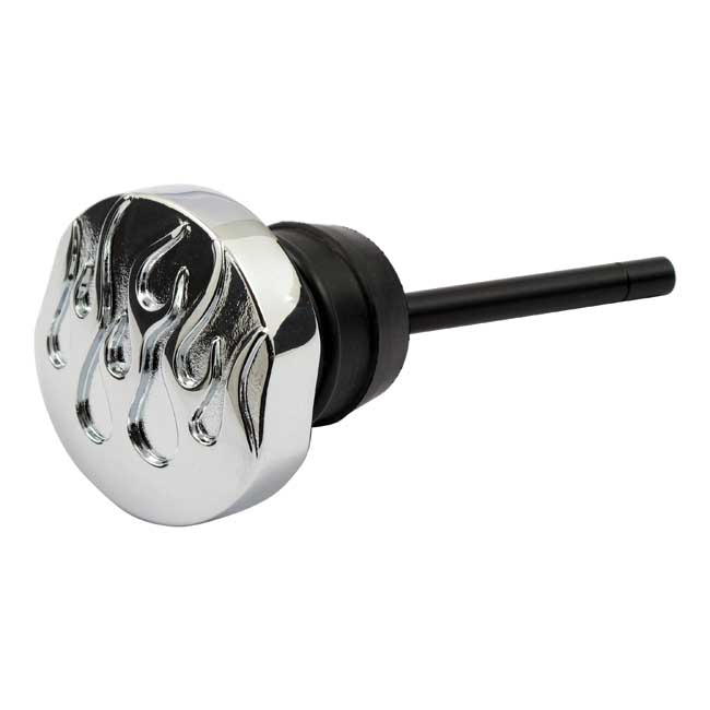 Oil tank filler plug, flame - 84-99 Softail
