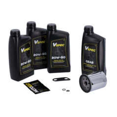 MCS, 'Big Oil' service kit. Mineral. Chrome filter - 04-20 XL Sportster