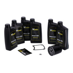 MCS, 'Big Oil' service kit. Mineral. Black filter - 86-98 FLT/Touring