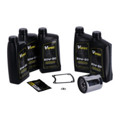 MCS, 'Big Oil' service kit. Full synthetic. Chrome filter - 99-06 FLT/Touring