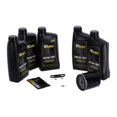 MCS, 'Big Oil' service kit. Full synthetic. Black filter - 04-20 XL Sportster