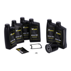 MCS, 'Big Oil' service kit. Full synthetic. Black filter - 86-98 FLT/Touring
