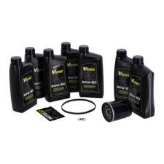 MCS, 'Big Oil' service kit. Full synthetic. Black filter - 17-24 FLT/Touring, 17-24 Trikes