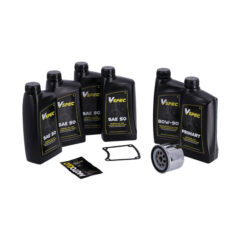 MCS, 'Big Oil' service kit. Mineral SAE50. Chrome filter - 85-86 FXR