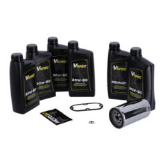 MCS, 'Big Oil' service kit. Full synthetic. Chrome filter - 91-98 Dyna