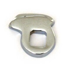 Jiffy leg stop. Chrome - L84-88 XL Sportster