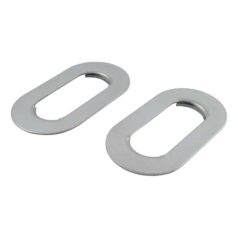Axle slider set, press fit. Stainless - 73-86 4-växlad Big Twin; 79-04 XL Sportster
