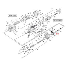 Spring, starter clutch - 91-17  Big Twin (Exkl. 2017 FLT/Touring); 91-94 1200 XL Sportster; 95-22 XL Sportster; 08-12  XR1200