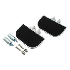 Custom small floorboards. Chrome - De flesta FX, FXR, FXST, XL Sportster och andra anpassade applikationer