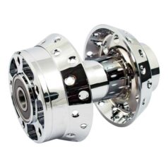 FRONT WHEEL HUB, CHROME - 00-07 FXST/S/B/D; FLSTC/S; FXDWG