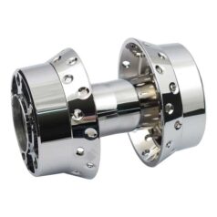 Rear wheel hub, chrome - 08-13 Dyna
