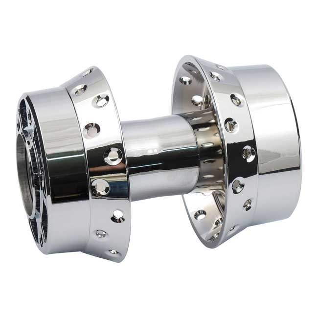 Rear wheel hub, chrome - 2008 FLT/Touring