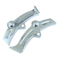 Softail swingarm covers Slotted. Chrome - L86-99 Softail