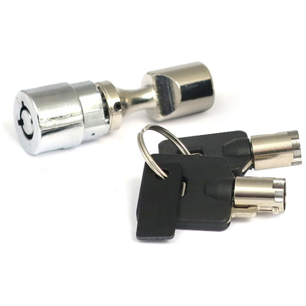 Steering head lock. Chrome - 01-17 Softail; 01-05 Dyna