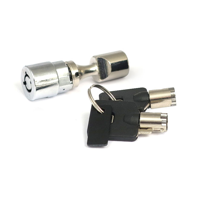 Steering head lock. Chrome - 01-17 Softail; 01-05 Dyna