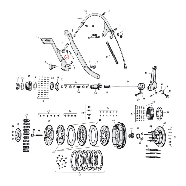 Washer 11/32 x 11/16 x 1/16 - Passar till: > Bland annat: 
99-00  alla Twin Cam; 01  Softtail: Bricka, vipparmsstöd (8 begagnade). 
99-05 FLT/Touring; 00-05 Softail: Bricka för bulttransmission falllucka (4 begagnade). 
99-00 Dyna : Bricka för monteringsbult, transmissionsfälllucka (3 används). 
99-00 Dyna: bricka för spärrhake, växelkam (efter behov). 
99-00 FLT/Touring; bricka för spärrhake, växelkam (2 begagnade). 
99-00 FLT/Touring; bricka, inre växelarm (2 begagnade). 
2000 TC/B: prim. lockmonteringsbult (2 används). 
86-00 XL Sportster : nedre vipplockets monteringsbult (4 används). 
91-01 XL Sportster : spärrarmsskruv. transmission (1 begagnad) (se 990476 för 02-03  XL Sportster). 
??-01 XL Sportster: prim. täckskruv (2 används). 
79-04 5-växlad Big Twin: skruva fast inre primärkåpa till motorn (2 används). 
37-73 45" Flathead: Utlösningsvajer för kopplingssving (1 används).