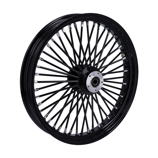 MCS radial 48 fat spoke front wheel 3.50 x 23 DF black - Anpassade applikationer