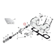 Spring, rocker arm - 57-85 XL Sportster