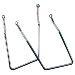 Saddlebag support kit. Chrome - 58-86 4-växlade FL, FX, FXWG-modeller