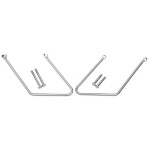 Saddlebag support kit. Chrome - 00-05 FXST; 00-17 FLST (exkl. FXSTC/D; 07-17 FLSTF; 12-15 FLS)