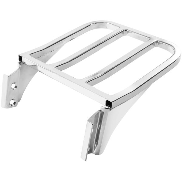 Luggage rack, sissybar mount. Chrome - XL Sportster, FXR, FX, FXWG, FXD, FXDWG modeller; 86-99 Softtail