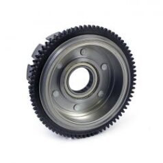 Alternator rotor / clutch shell & sprocket assembly - L84-90 4-växlad XL Sportster