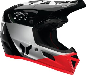 HLMT RFLX SPRT STRIKE BK/RD XS
