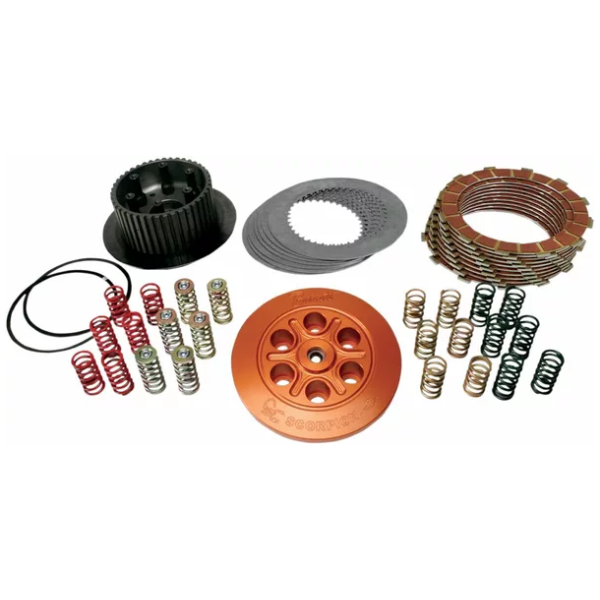 SCORPION BIG TWINS CLUTCH ASSEEMBLY ALUMINUM