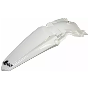 Bakskärm - vit - Kawasaki KX 250-450, KX 250 X-450 X 21-24