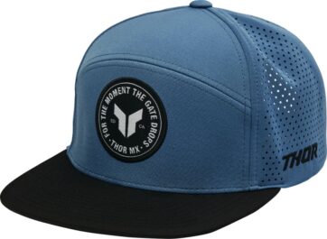 HAT BADGE SLATE BLUE