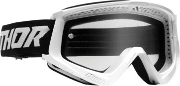 GOGGLE COMBAT YTH WH/BK