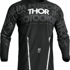 JERSY PULSE MONO BK/WH LG