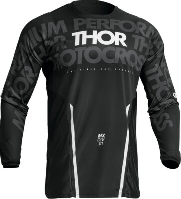 JERSY PULSE MONO BK/WH XL