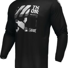JERSEY LAUNCH BRAVE BK/GY SM