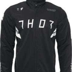 Warmup Jacket - Black/White - Large