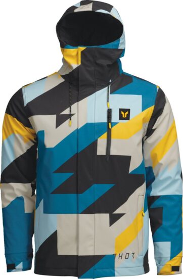 JACKET TOUR BRAVE BL/YL XL