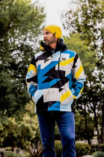JACKET TOUR BRAVE BL/YL XL - Bild 4
