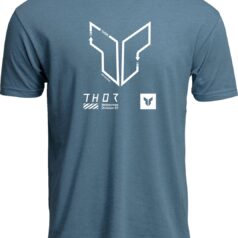 TEE TRAX HEATHER SLATE BLUE XL