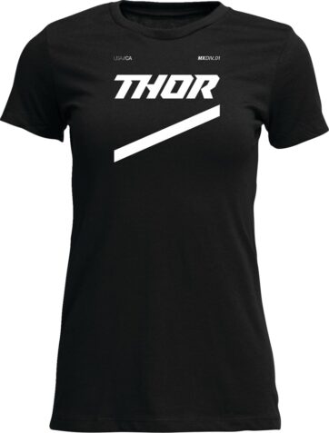 TEE WOMENS BRAVE BLACK LG