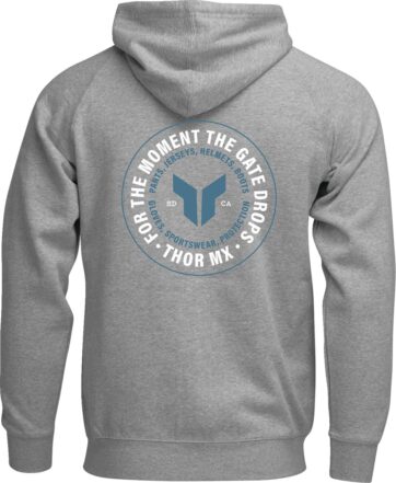 HOODIE ZIP UP BADGE HTR GRAY 2X - Bild 2