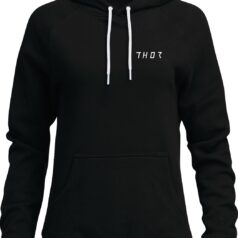 HOODIE WOMENS TRAX BLACK LG