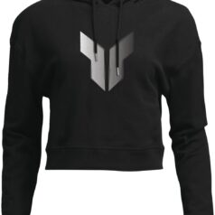 HOODIE WOMEN CROP NOISE BK LG