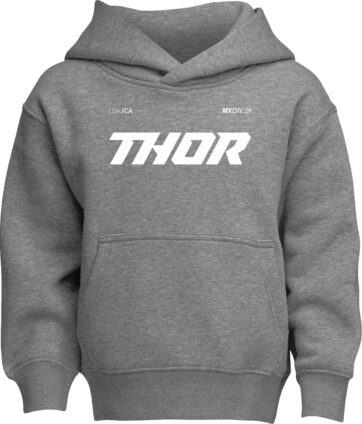 HOODIE YOUTH BRAVE HTR GRAY MD