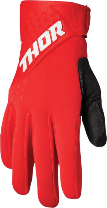 GLOVE SPECT COLD RD/WH 2X