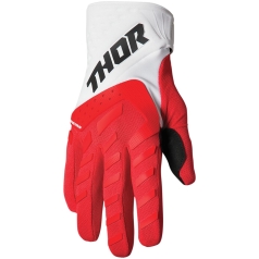 GLOVE SPECTRUM RED/WH XS