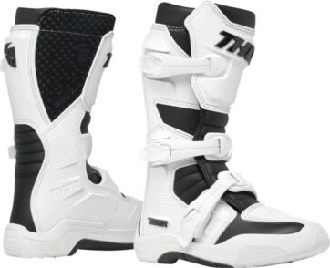 BOOT YTH BLITZ XR WH/BK 4