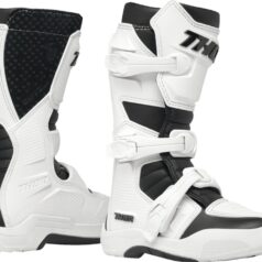 BOOT YTH BLITZ XR WH/BK 7