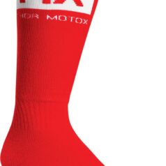 Youth MX Solid Socks - Red/White - Size 1-6