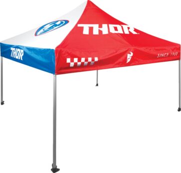 Track Canopy - 10' x 10' - Red/White/Blue